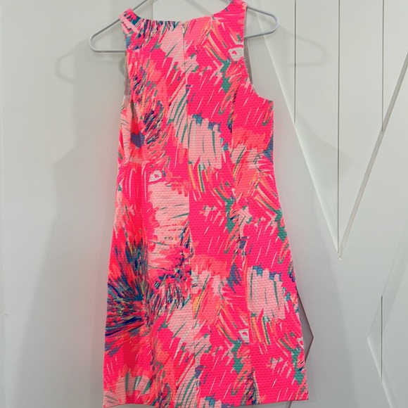 Lilly Pulitzer Pink and Blue Floral Mini Dress - Picture 4 of 6